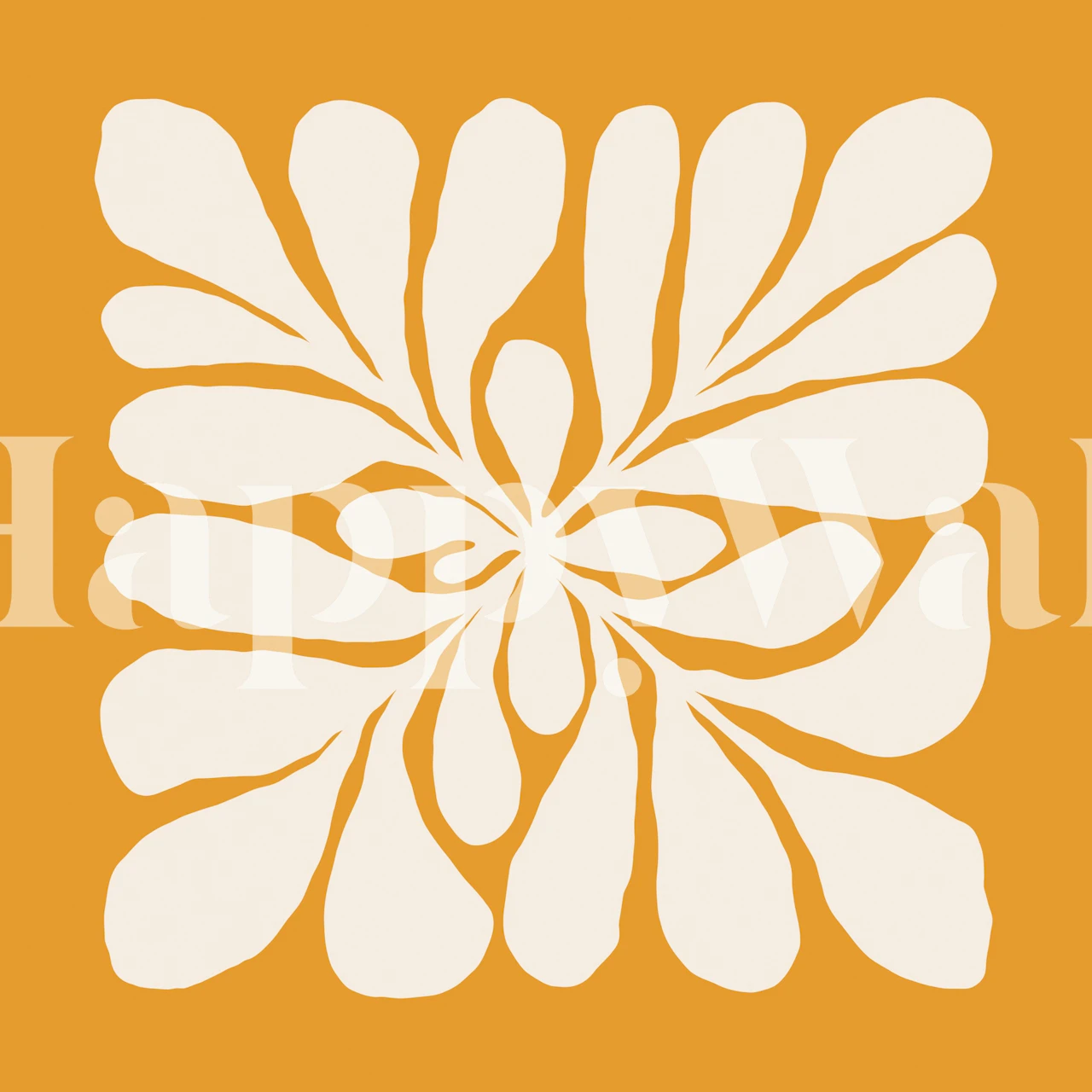 tapeta Modern Botanical Charm u sobi