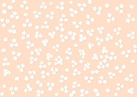 Happy Daisy Soft Peach Floral Dreams papel de parede