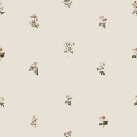 Lovely Cottage Roses Beige tapete