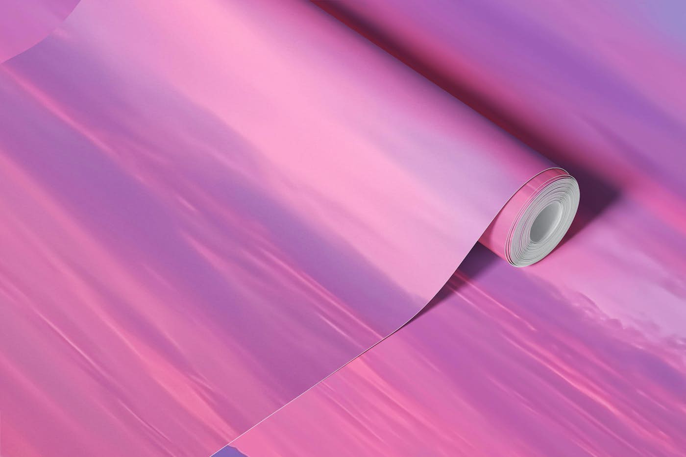 Serene Pink Sunset wallpaper roll