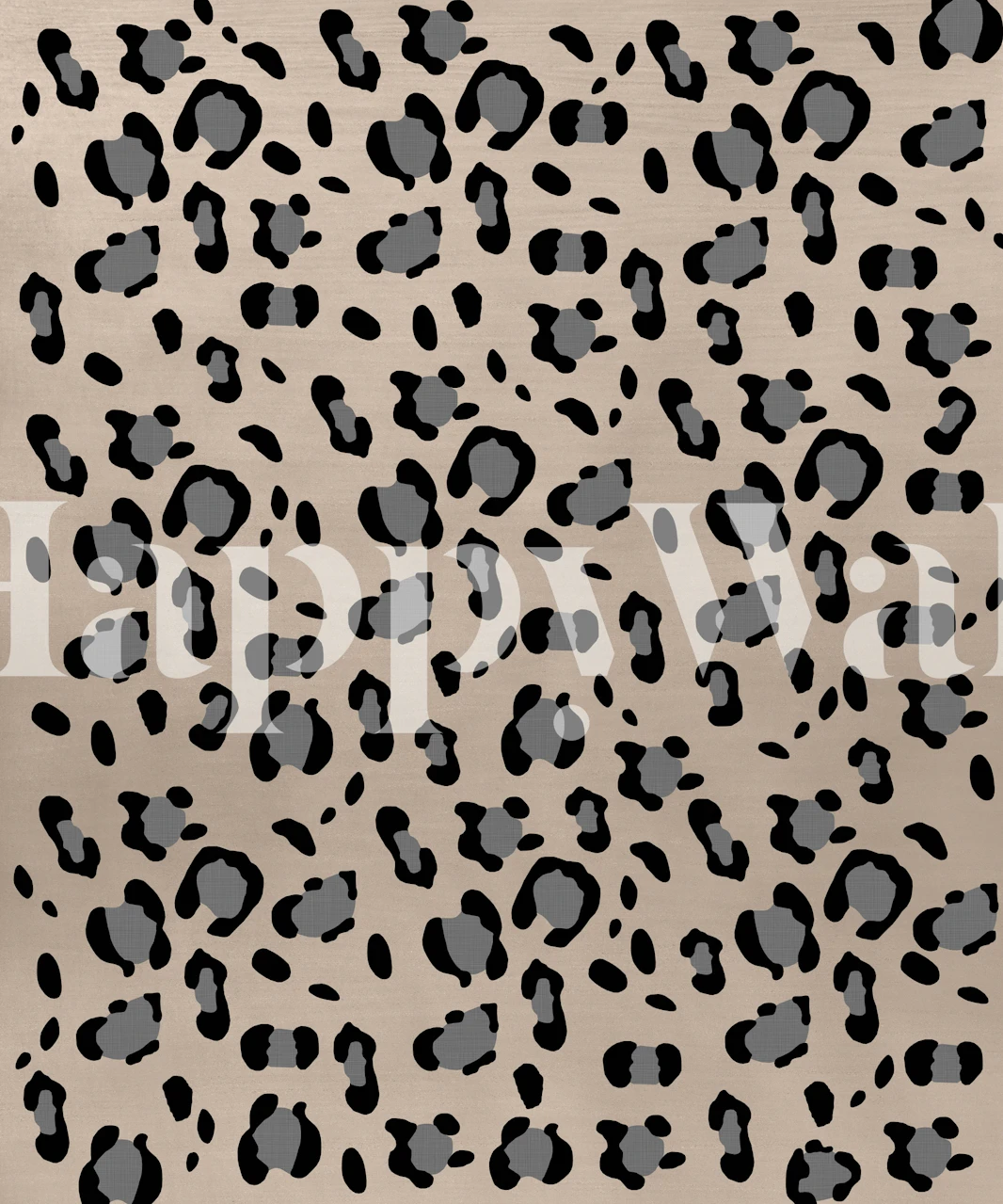 Leopard animal print tapet i et rom