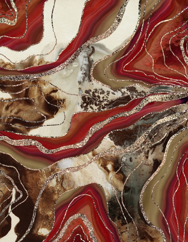 Liquid Marble Agate Glam 2