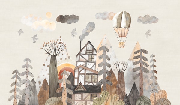 Vintage House in the Forest