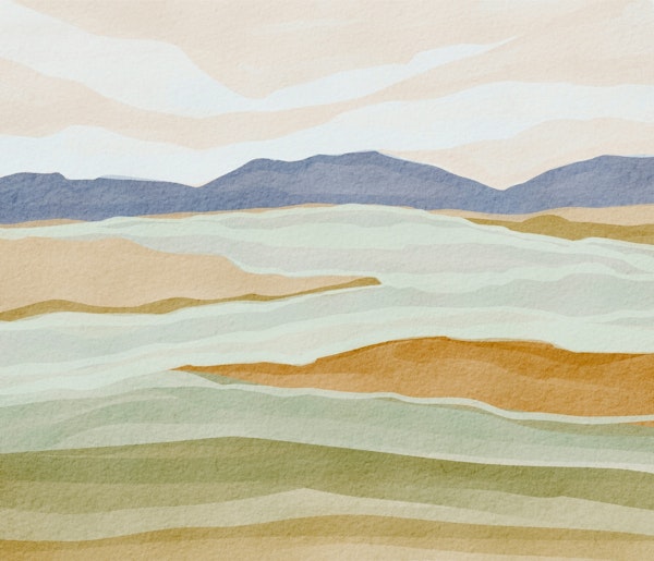 Peaceful Valley Scene