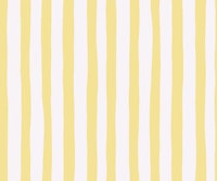 Butter Yellow Organic Painterly Stripes ταπετσαρία