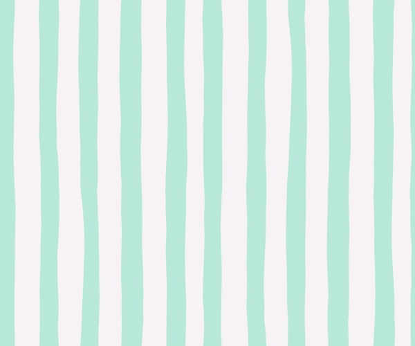 Pastel Mint White Dopamine Painterly Stripes