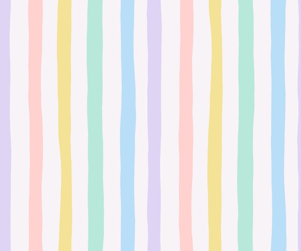 Pastel Rainbow Dopamine Painterly Stripes