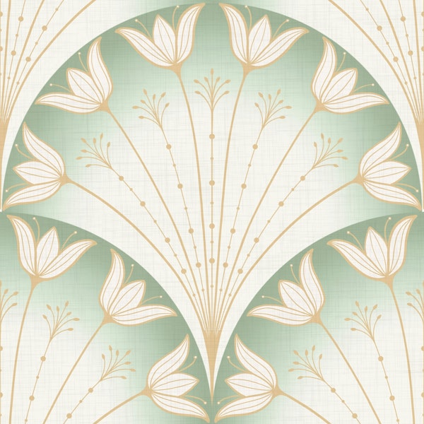 Art Deco Flower Bloom