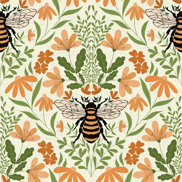 Blossom and Bee Summer Garden