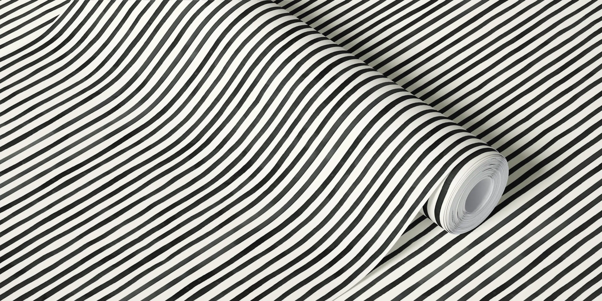 Black Striped Wallpaper - HappyWall