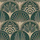 Art Deco Golden Fans