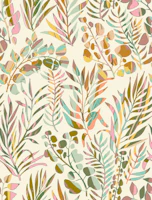 colorful leaves sorbet colors papiers peint