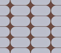 Retro Oval Pattern papiers peint