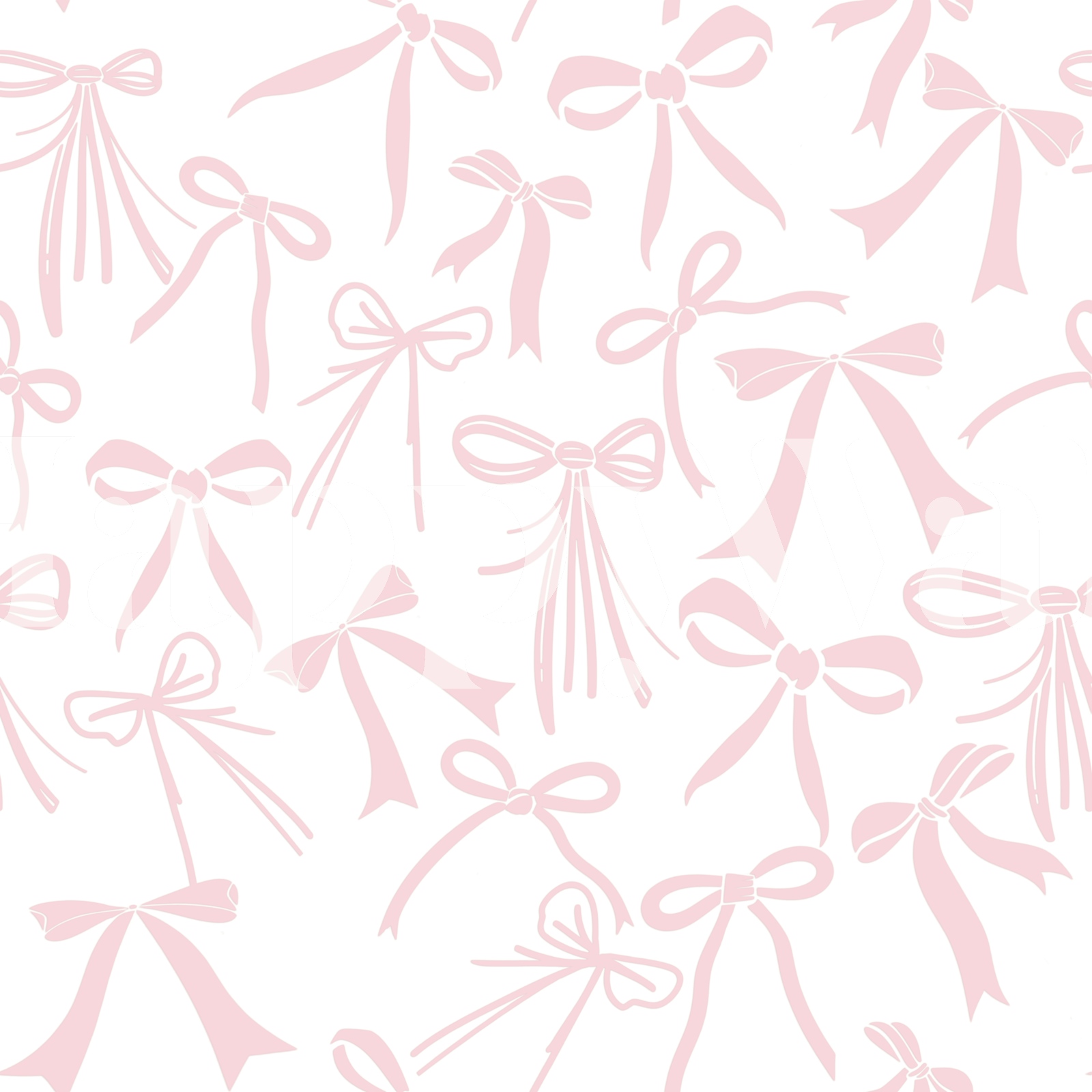 Pink Bow Wallpaper for Kids Rooms