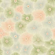 Abstract boho Sea anemones pastel