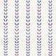 Steel Blue Leaf Vertical Stripes
