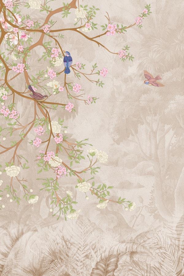 Charming Floral Branch Design
