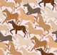 Wild Horse Herd - in warm neutrals