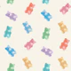White Rainbow Teddy Parade