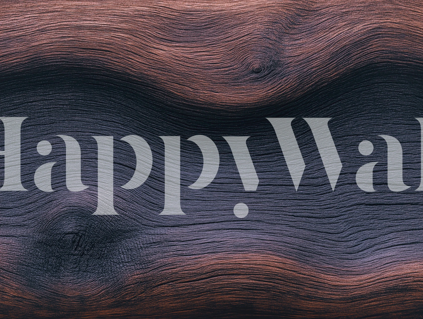 Dark wooden texture with wavy pattern and subtle grain wallpaper