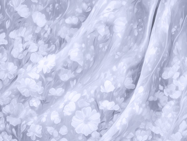 Serene Flower Veil