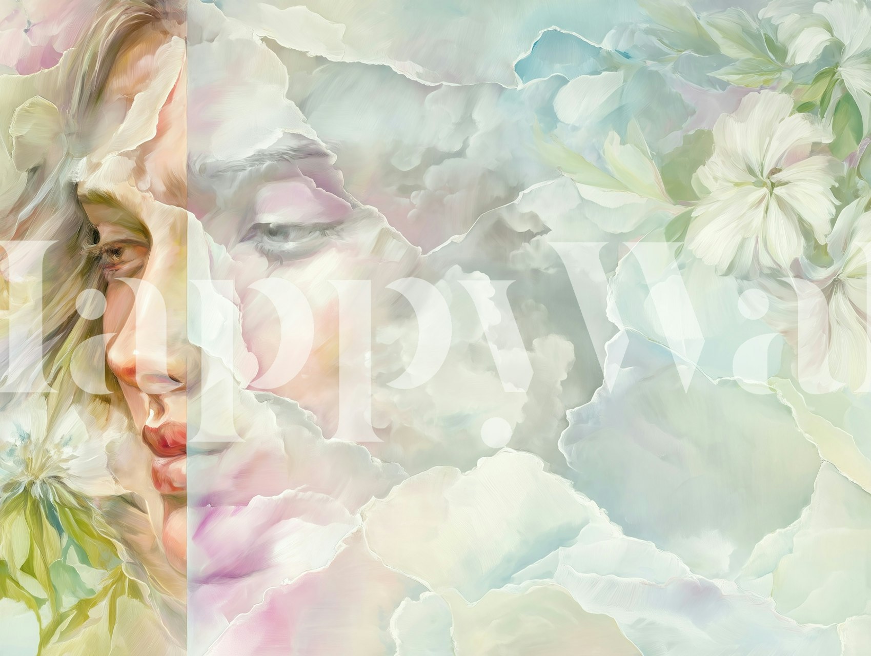 Her Dreams 2 καλλιτεχνικό ταπετσαρία σε ένα δωμάτιο