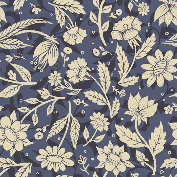 Elegant Blue Foliage