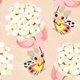 Cute fairy moth pink - small scale