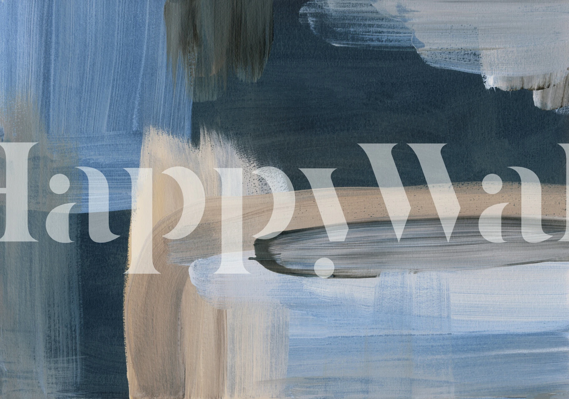 Calm Horizon Blend tapet i et rom