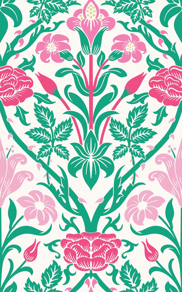 William Morris Rose And Lily 1