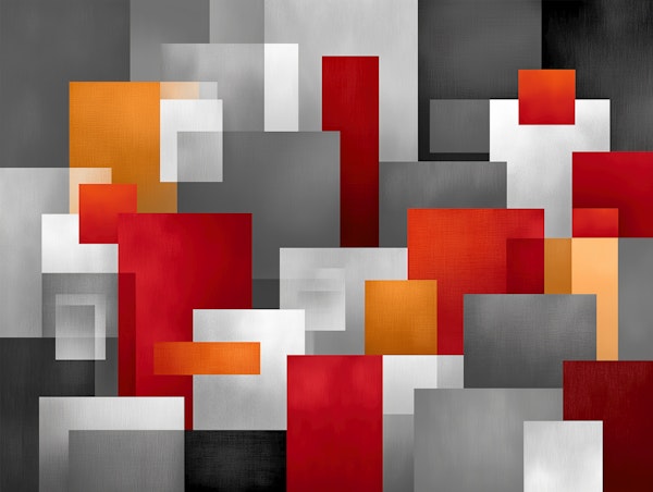 Abstract Textured Geometric Blocks