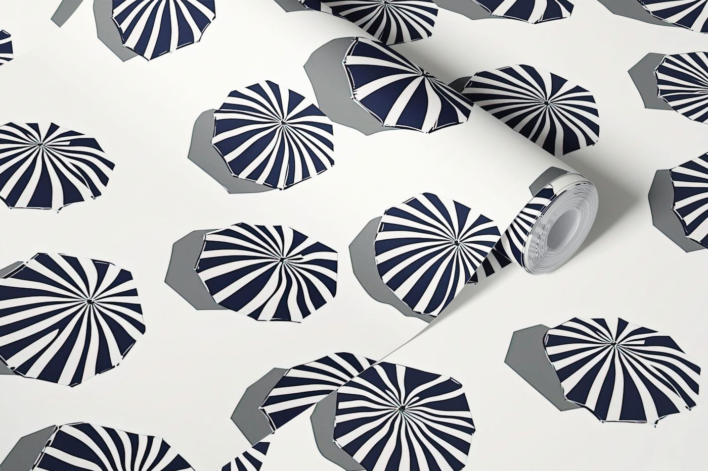 Beach Umbrellas wallpaper roll