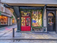 Charming Vintage Toy Storefront wallpaper