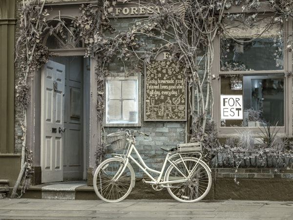 Classic Bicycle Cafe Charm