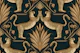 Art Deco Leopard Gold Emerald