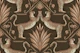 Art Deco Leopard Gold Brown