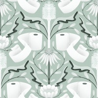 Toilet aesthetic bathroom sage green ταπετσαρία