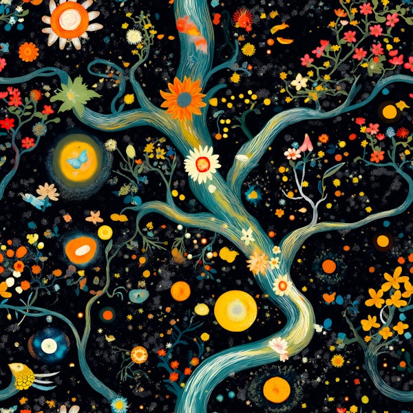 Cosmic Garden Blooms