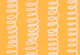 Sunny Yellow Loops Funky Spiral Stripes