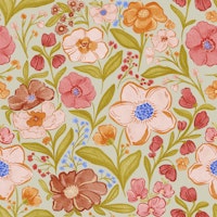 Charming Wildflower Field behang