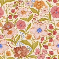 Whimsical Floral Meadow behang