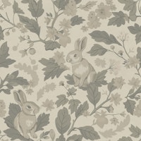 Woodland Garden – Natural Beige carta da parati