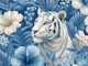 Blue Tiger in Blue Jungle