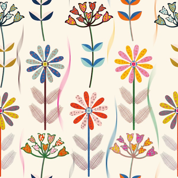 Retro Carnival Blooms