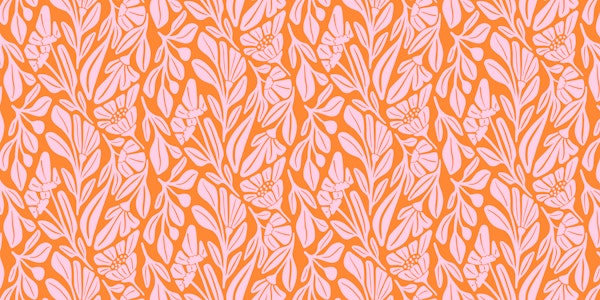 Minimalist Flower Pink Orange