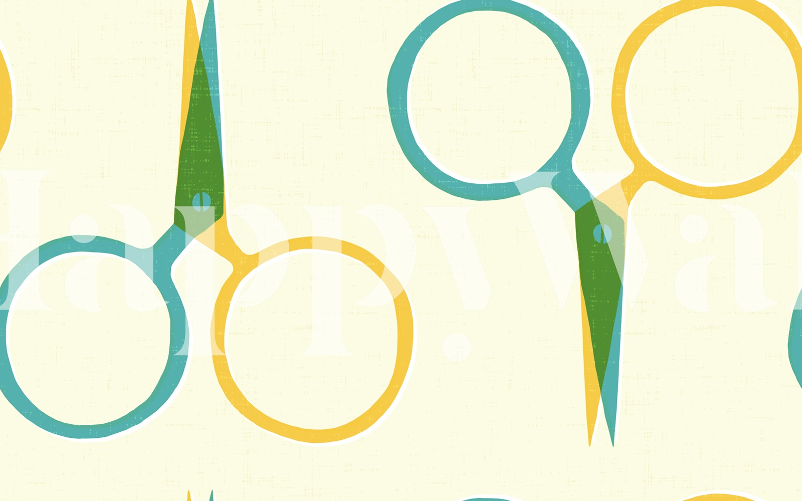 Scissors Funky Patterns Colorful Scissors Pattern Wallpaper for Crafts