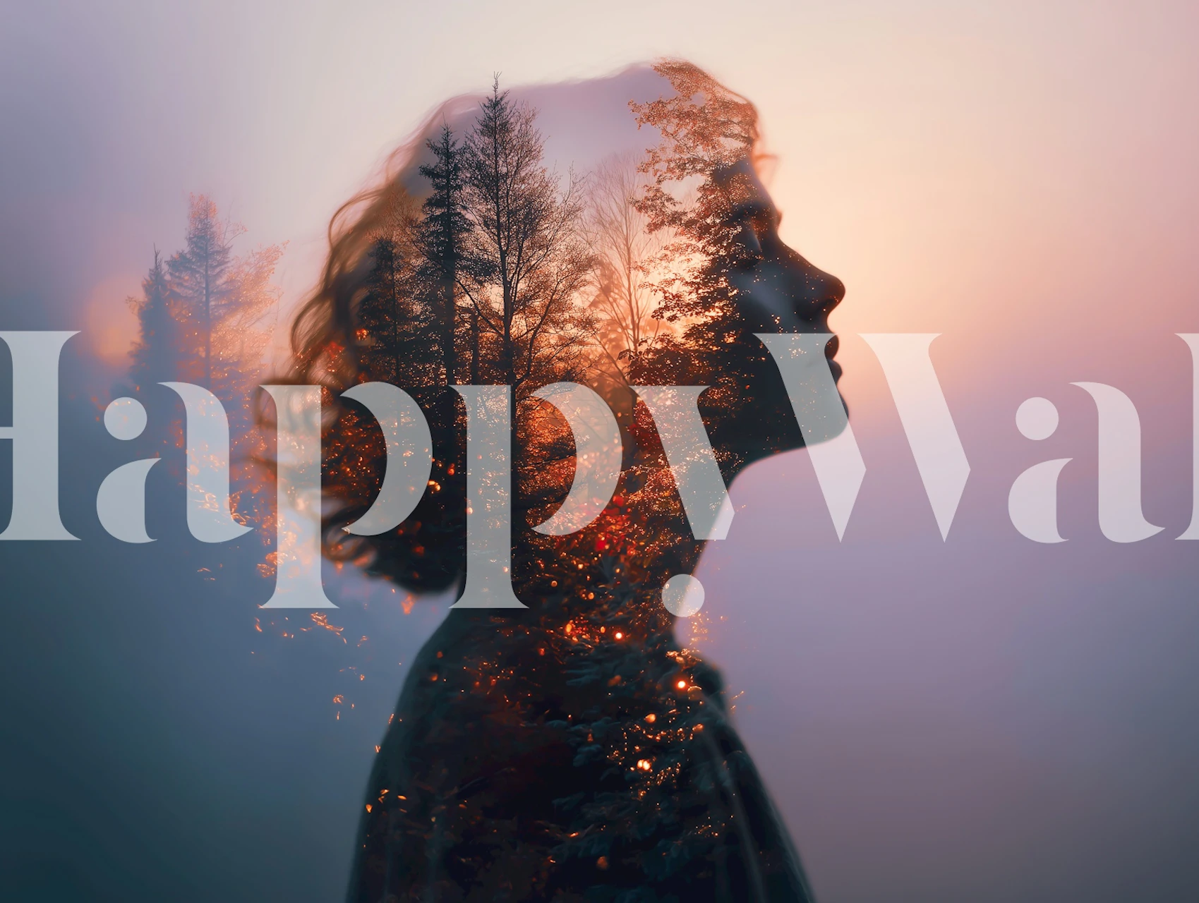 Her Dreams 8 carta da parati in una stanza