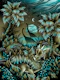 Dinosaur Lagoon Mural - Green & Teal