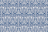 Scandi Midsommar Blue papiers peint