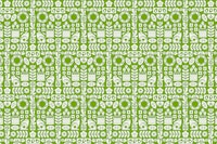 Scandi Midsommar Green papiers peint